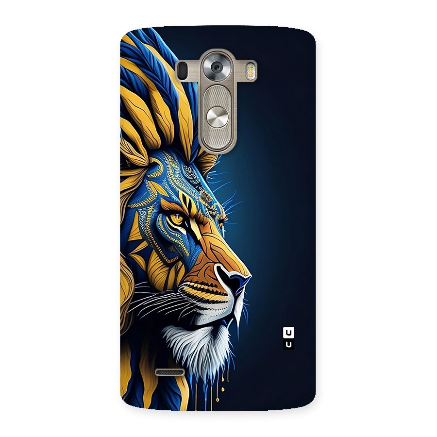 Premium Lion Abstract Side Art Back Case for LG G3
