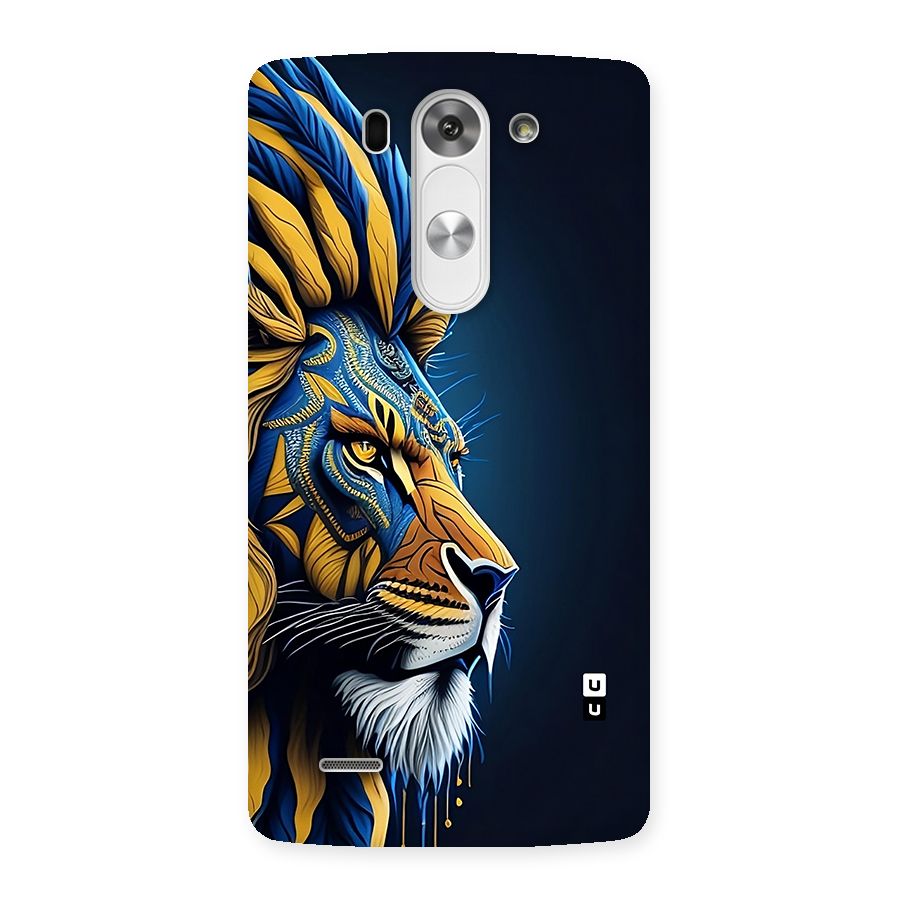 Premium Lion Abstract Side Art Back Case for LG G3 Mini