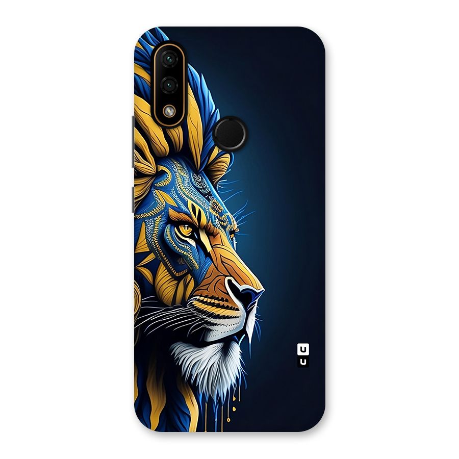Premium Lion Abstract Side Art Back Case for Lenovo A6 Note