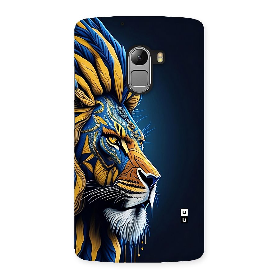 Premium Lion Abstract Side Art Back Case for Lenovo K4 Note