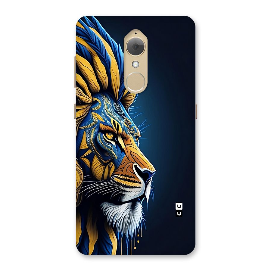 Premium Lion Abstract Side Art Back Case for Lenovo K8