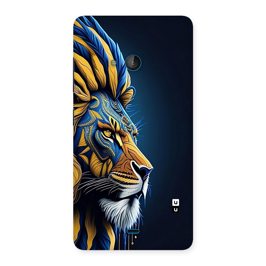 Premium Lion Abstract Side Art Back Case for Lumia 540
