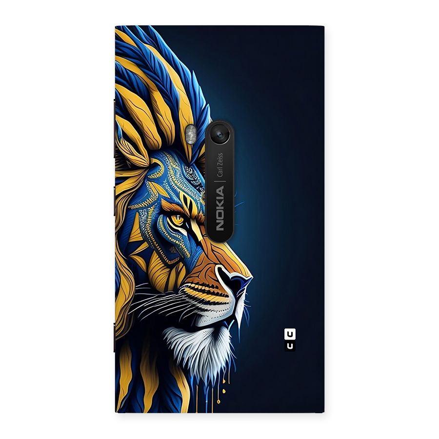 Premium Lion Abstract Side Art Back Case for Lumia 920