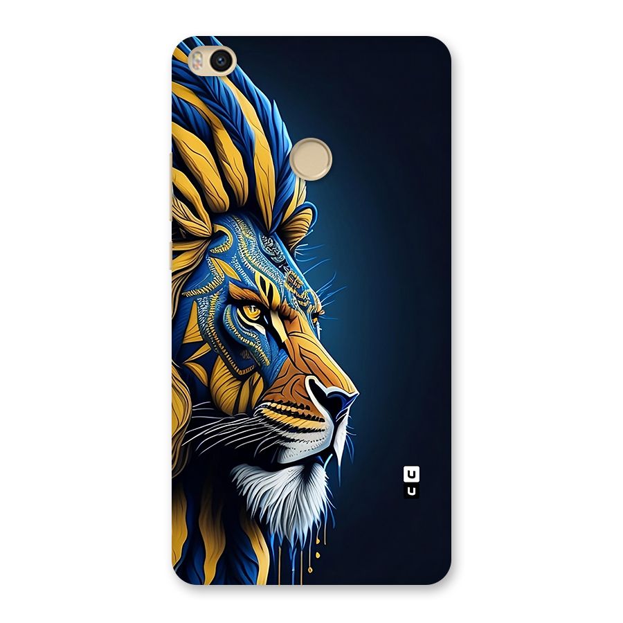Premium Lion Abstract Side Art Back Case for Mi Max 2