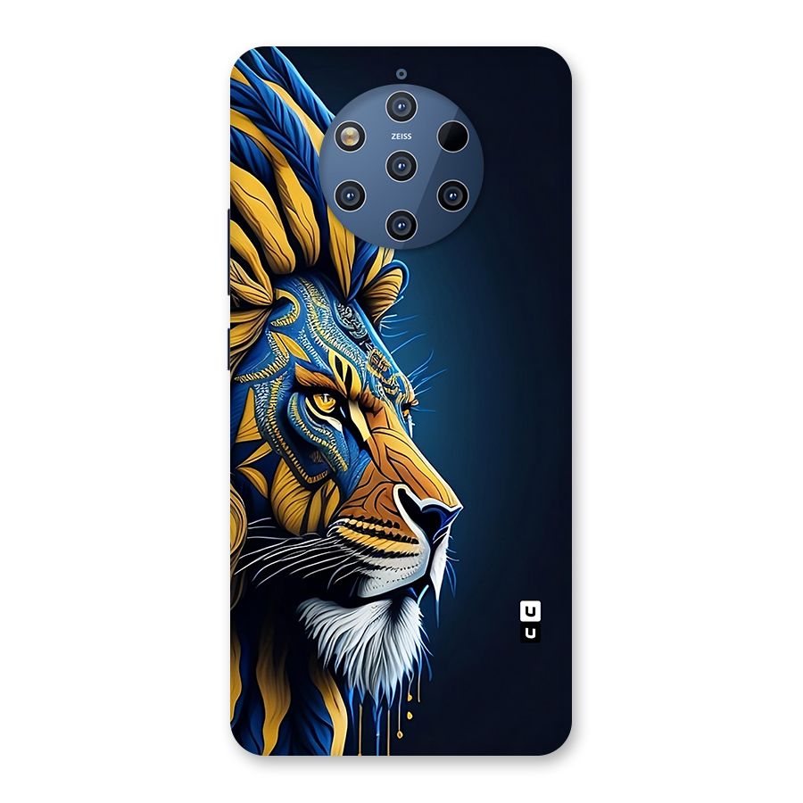 Premium Lion Abstract Side Art Back Case for Nokia 9 PureView