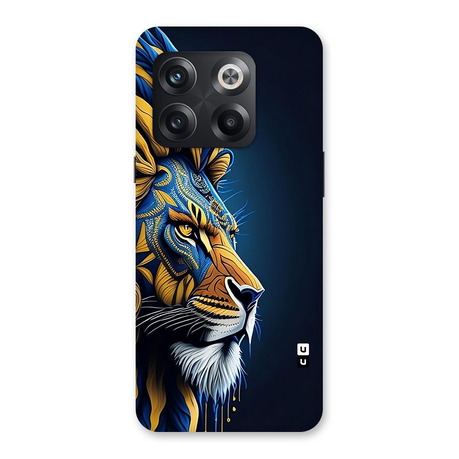Premium Lion Abstract Side Art Back Case for OnePlus 10T