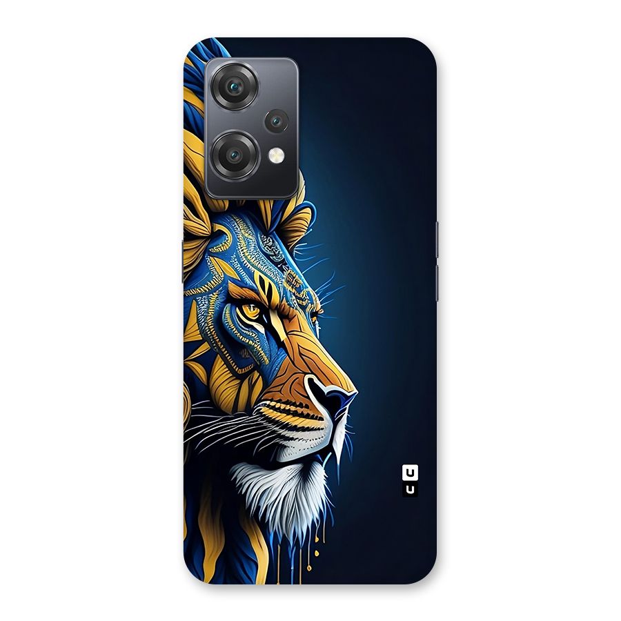 Premium Lion Abstract Side Art Back Case for OnePlus Nord CE 2 Lite 5G