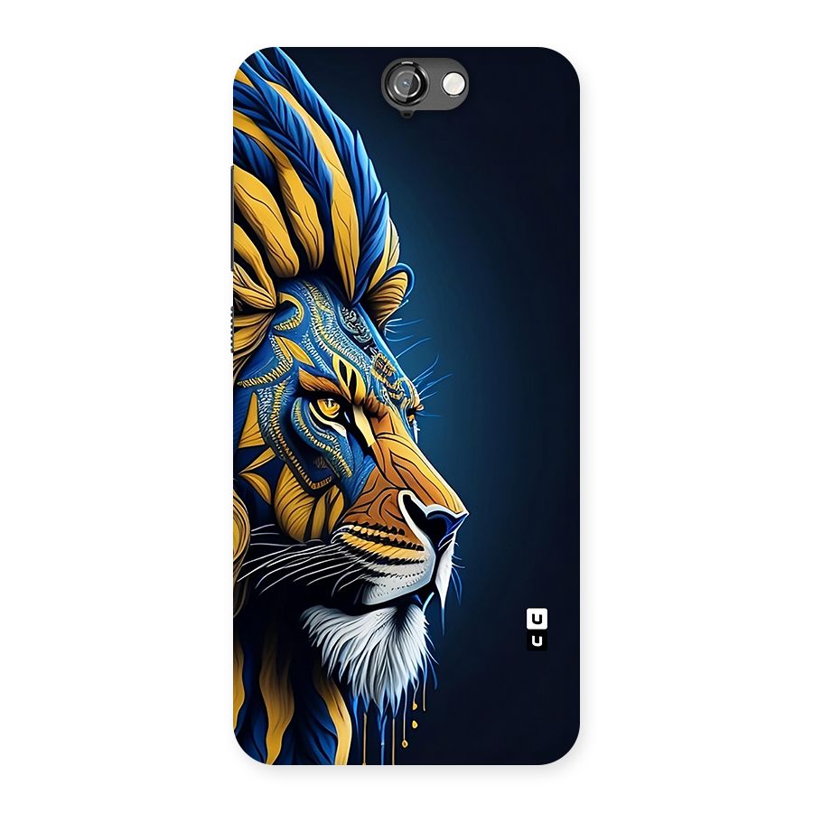 Premium Lion Abstract Side Art Back Case for One A9