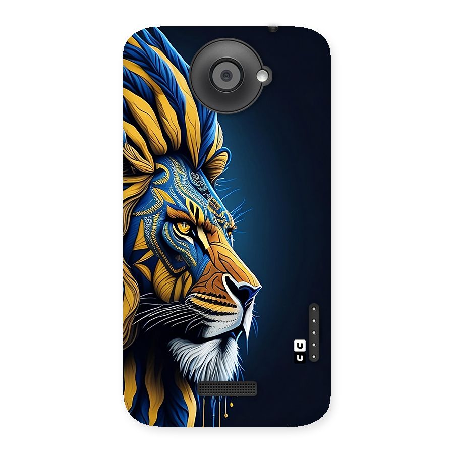 Premium Lion Abstract Side Art Back Case for One X