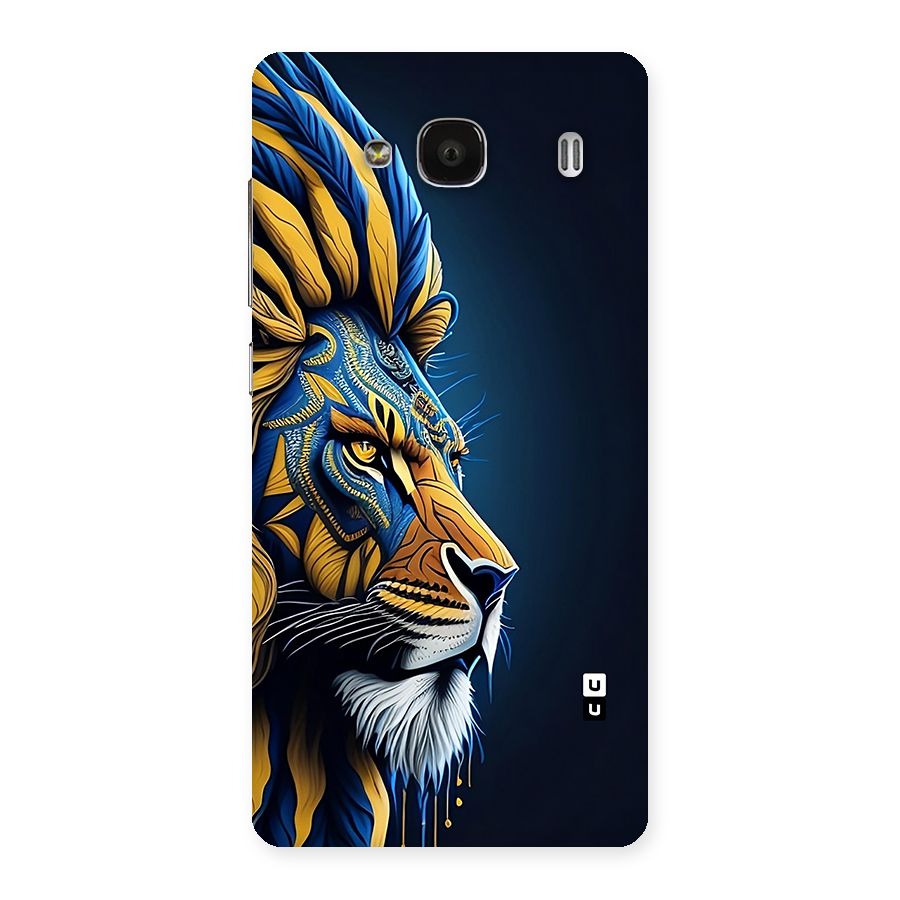 Premium Lion Abstract Side Art Back Case for Redmi 2s