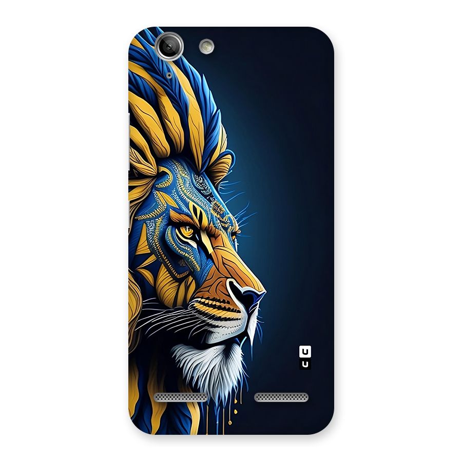 Premium Lion Abstract Side Art Back Case for Vibe K5 Plus