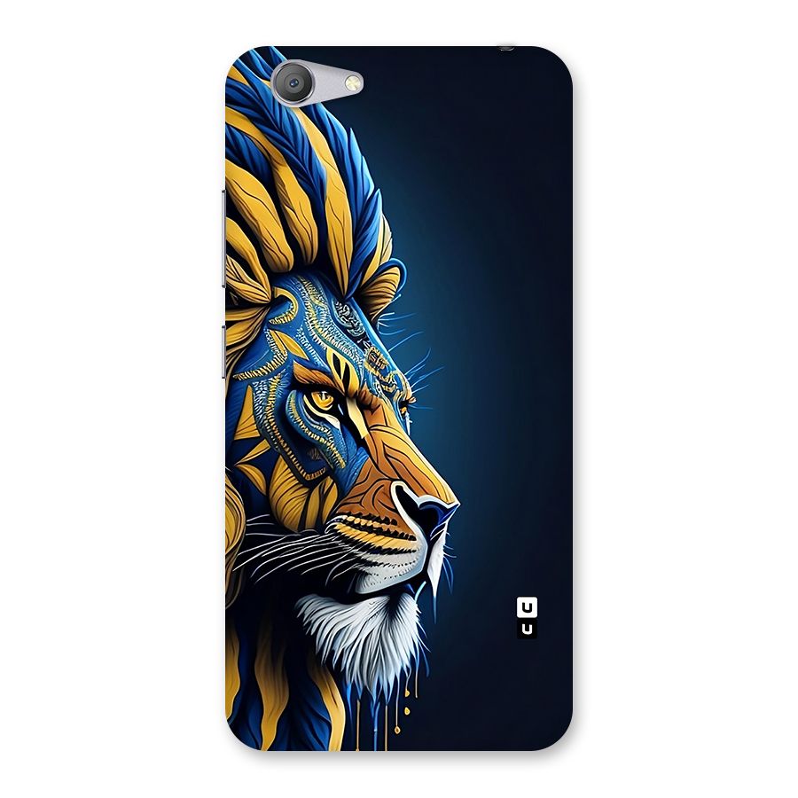 Premium Lion Abstract Side Art Back Case for Vivo Y53