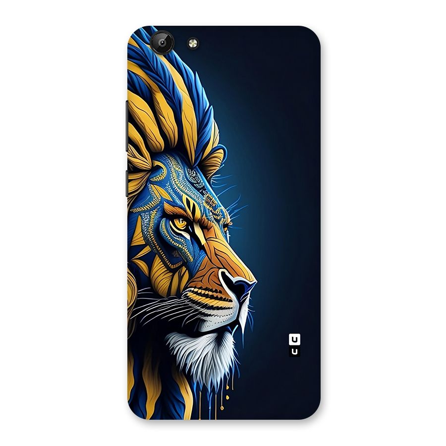 Premium Lion Abstract Side Art Back Case for Vivo Y69