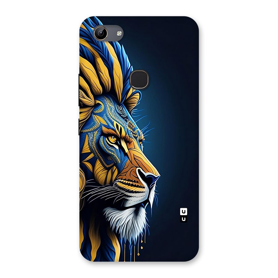 Premium Lion Abstract Side Art Back Case for Vivo Y81