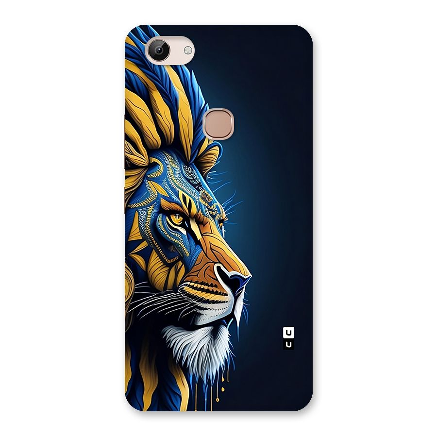 Premium Lion Abstract Side Art Back Case for Vivo Y83