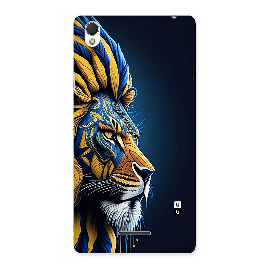 Premium Lion Abstract Side Art Back Case for Xperia T3