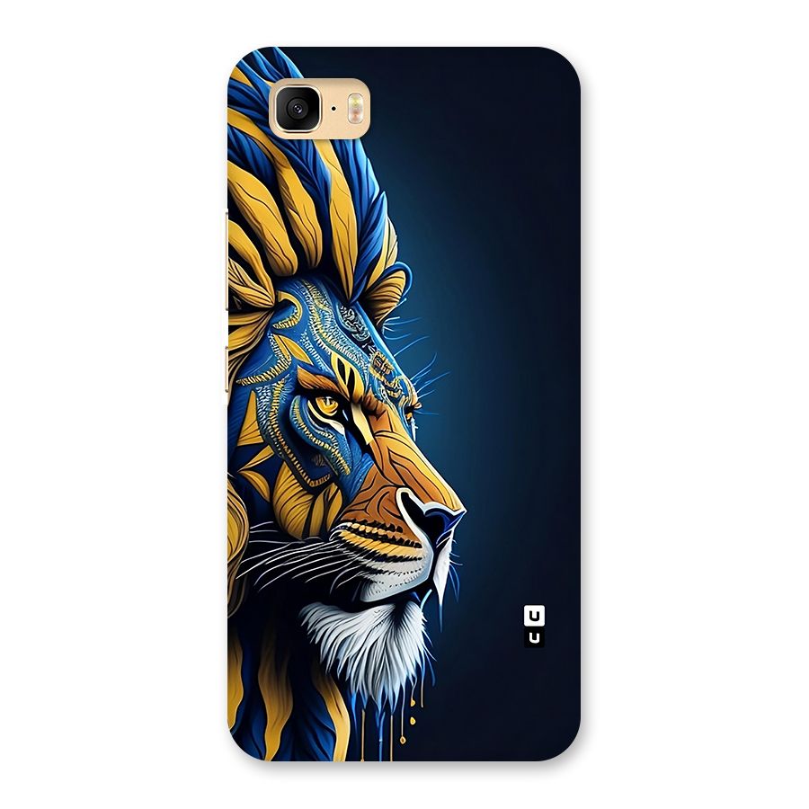 Premium Lion Abstract Side Art Back Case for Zenfone 3s Max