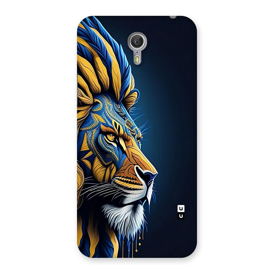 Premium Lion Abstract Side Art Back Case for Zuk Z1