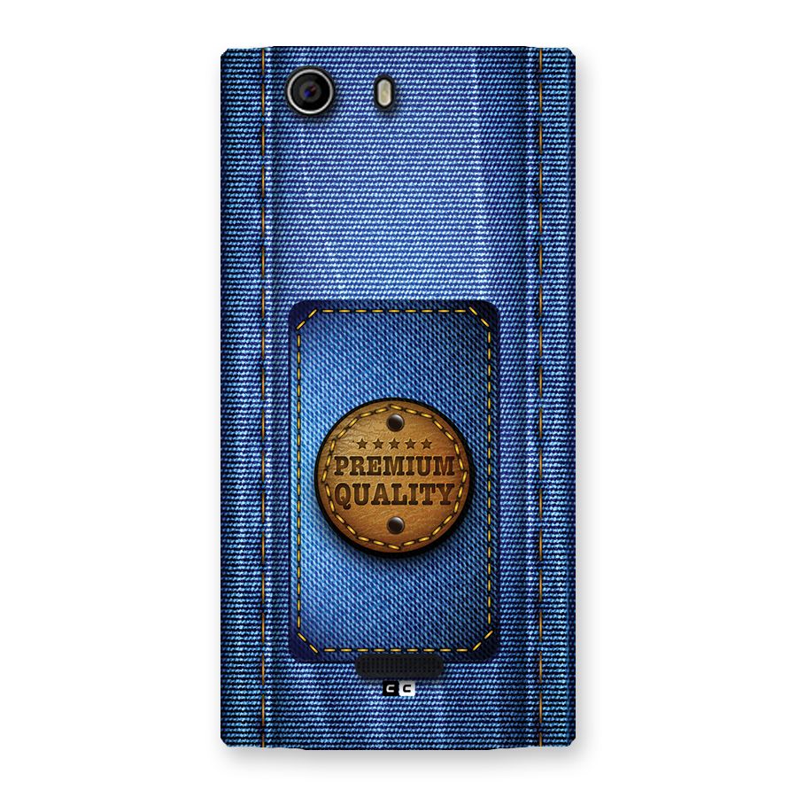 Premium Quality Denim Back Case for Canvas Nitro 2 E311