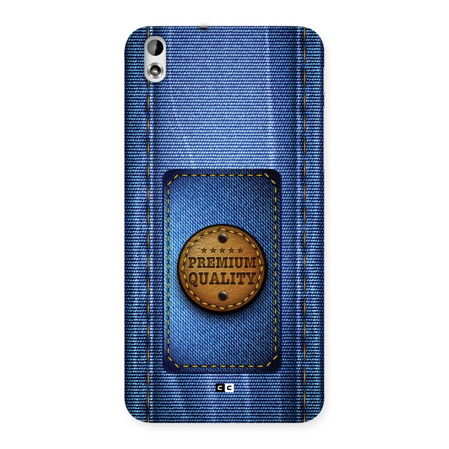 Premium Quality Denim Back Case for Desire 816g