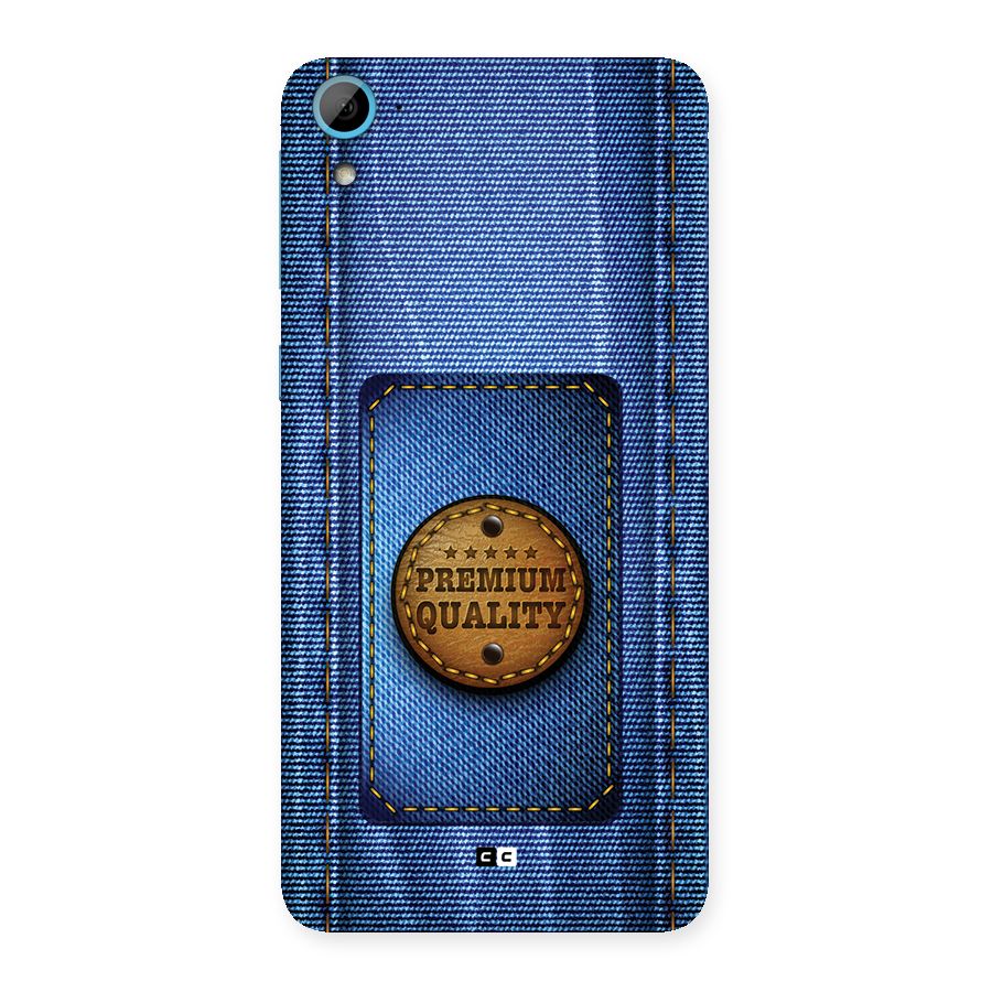 Premium Quality Denim Back Case for Desire 826