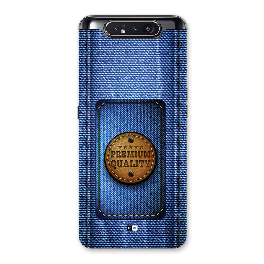 Premium Quality Denim Back Case for Galaxy A80