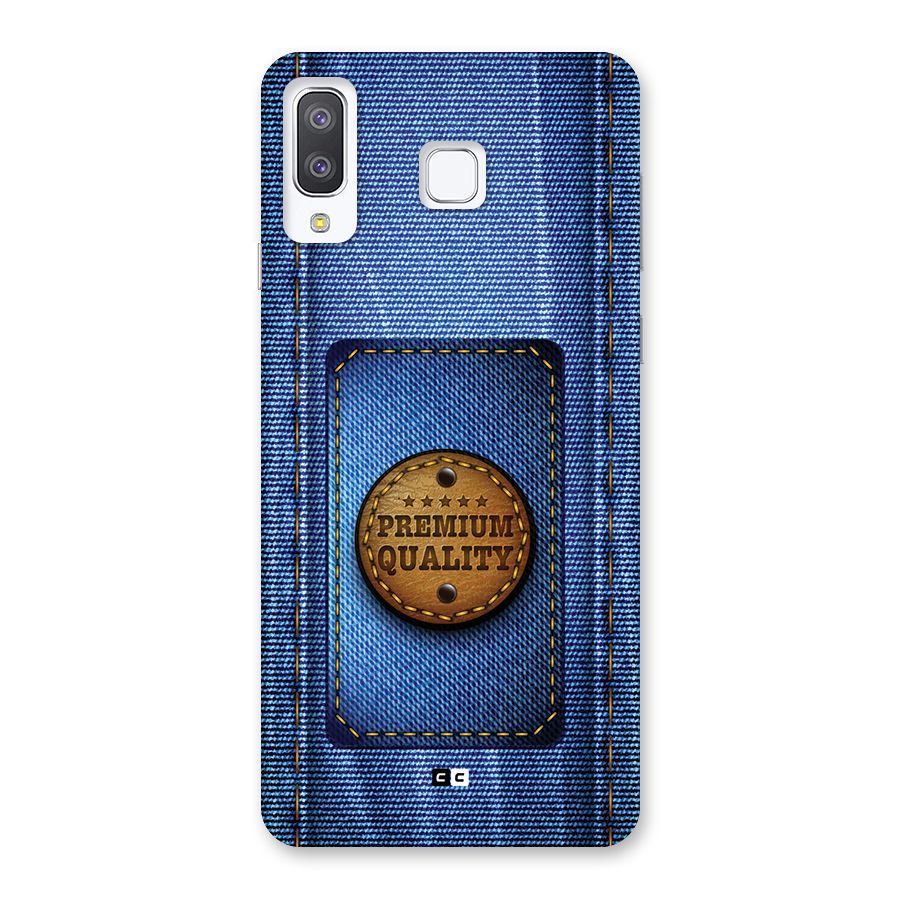 Premium Quality Denim Back Case for Galaxy A8 Star