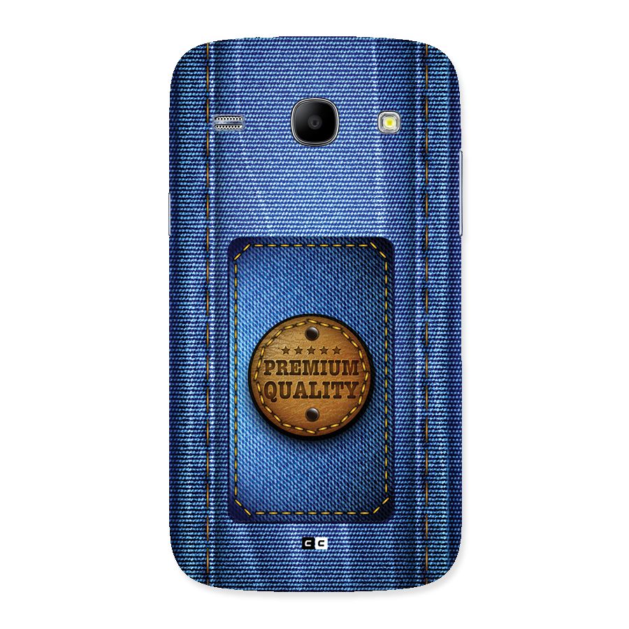 Premium Quality Denim Back Case for Galaxy Core