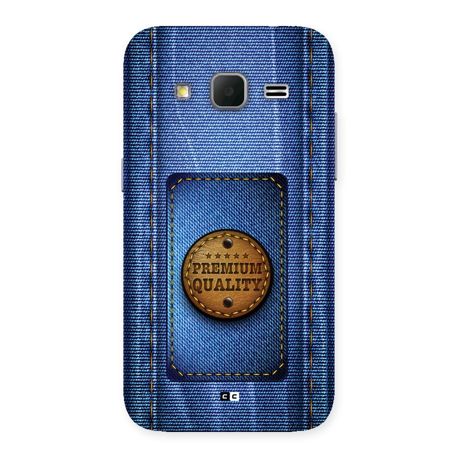 Premium Quality Denim Back Case for Galaxy Core Prime