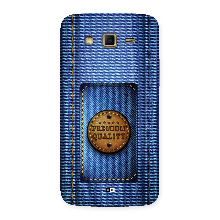 Premium Quality Denim Back Case for Galaxy Grand 2