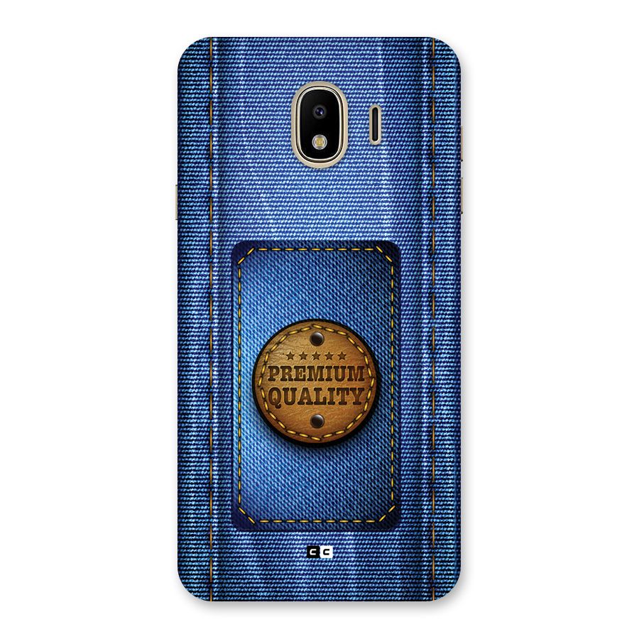 Premium Quality Denim Back Case for Galaxy J4