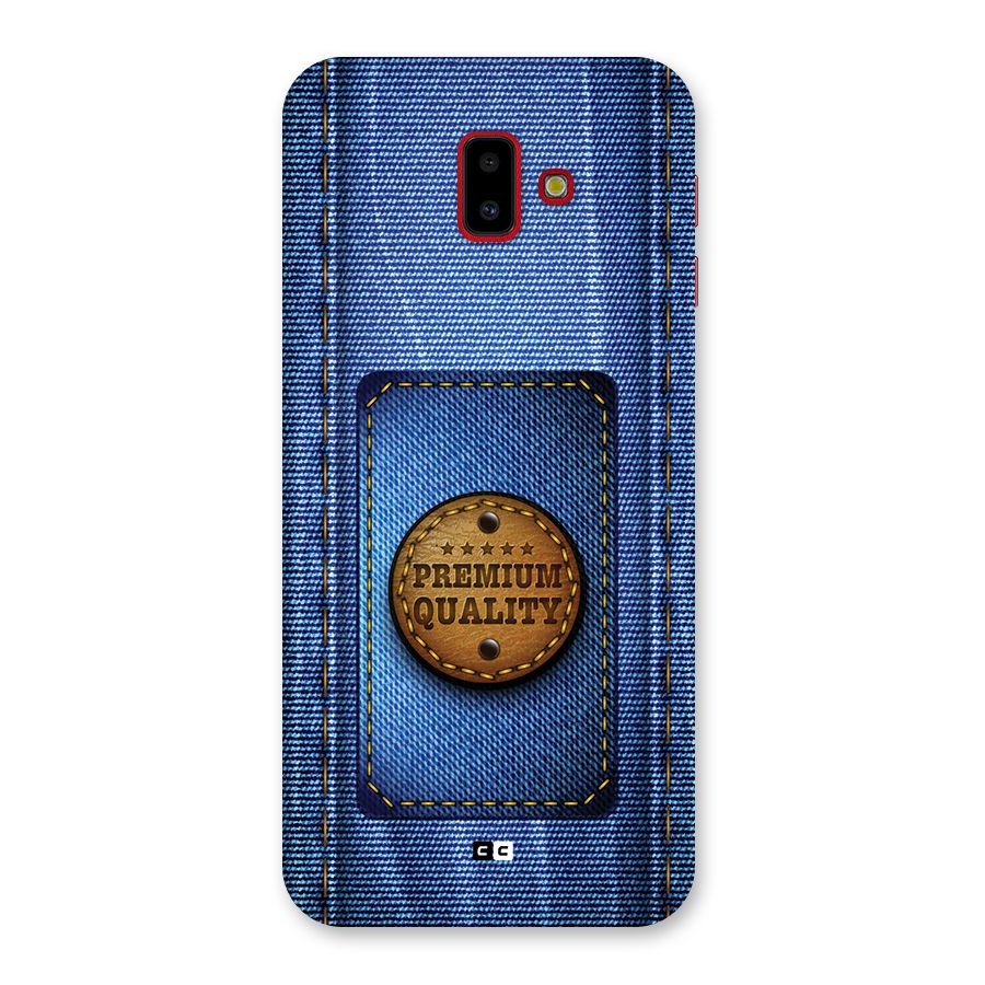 Premium Quality Denim Back Case for Galaxy J6 Plus