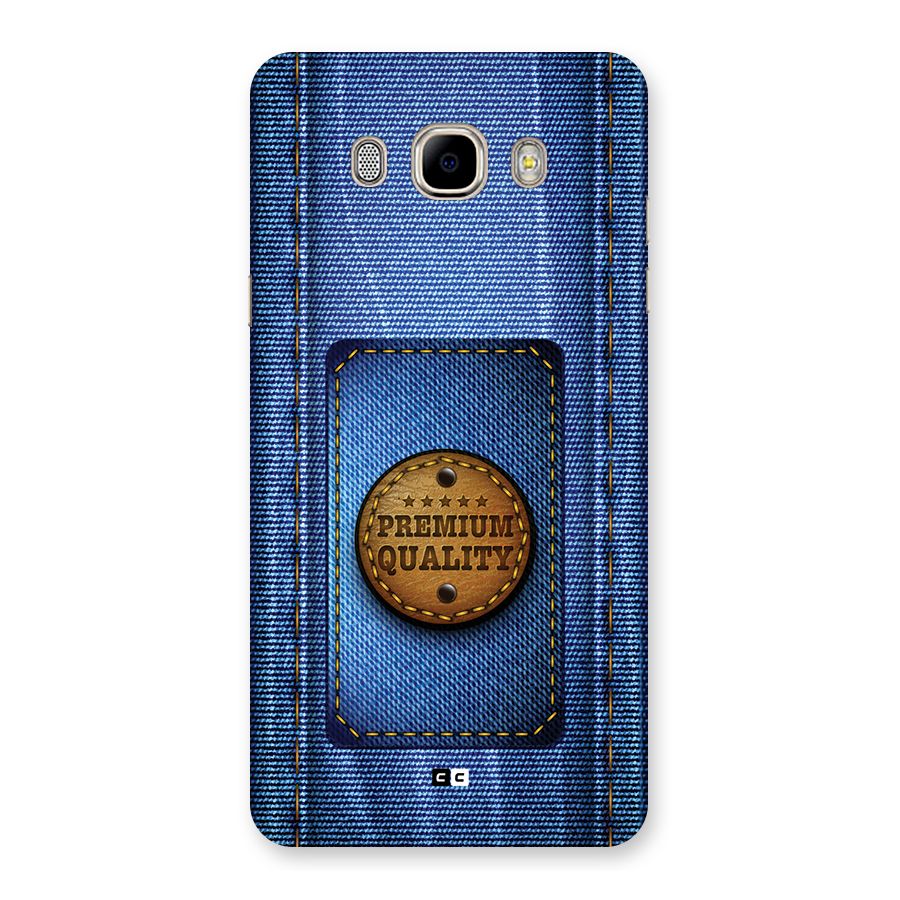 Premium Quality Denim Back Case for Galaxy J7 2016