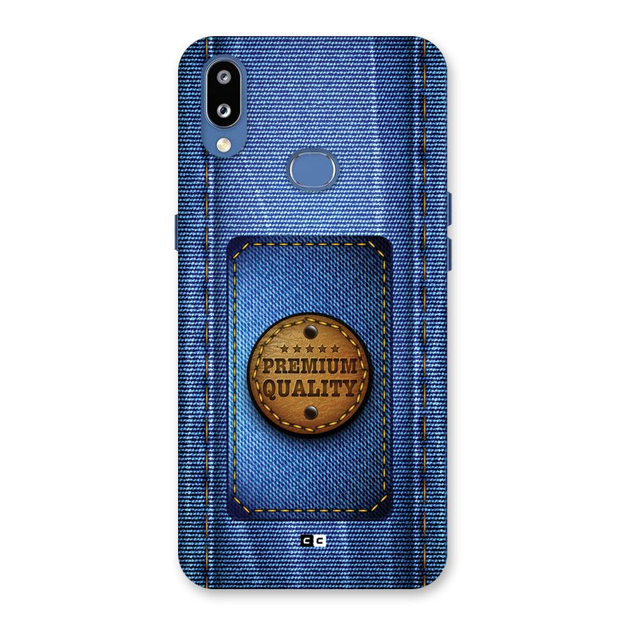 Premium Quality Denim Back Case for Galaxy M01s