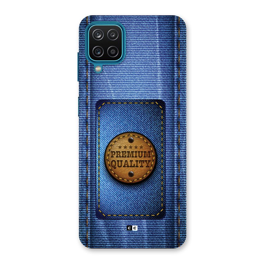 Premium Quality Denim Back Case for Galaxy M12