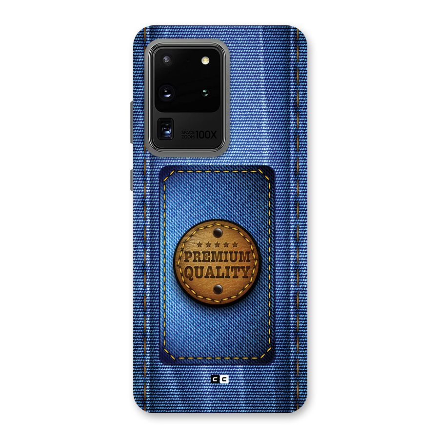 Premium Quality Denim Back Case for Galaxy S20 Ultra