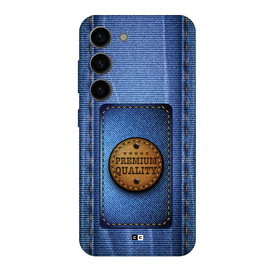 Premium Quality Denim Back Case for Galaxy S23