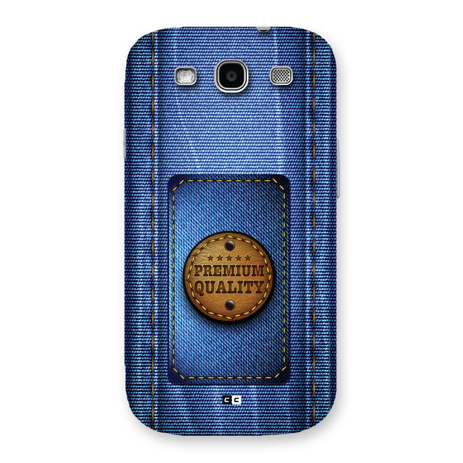 Premium Quality Denim Back Case for Galaxy S3