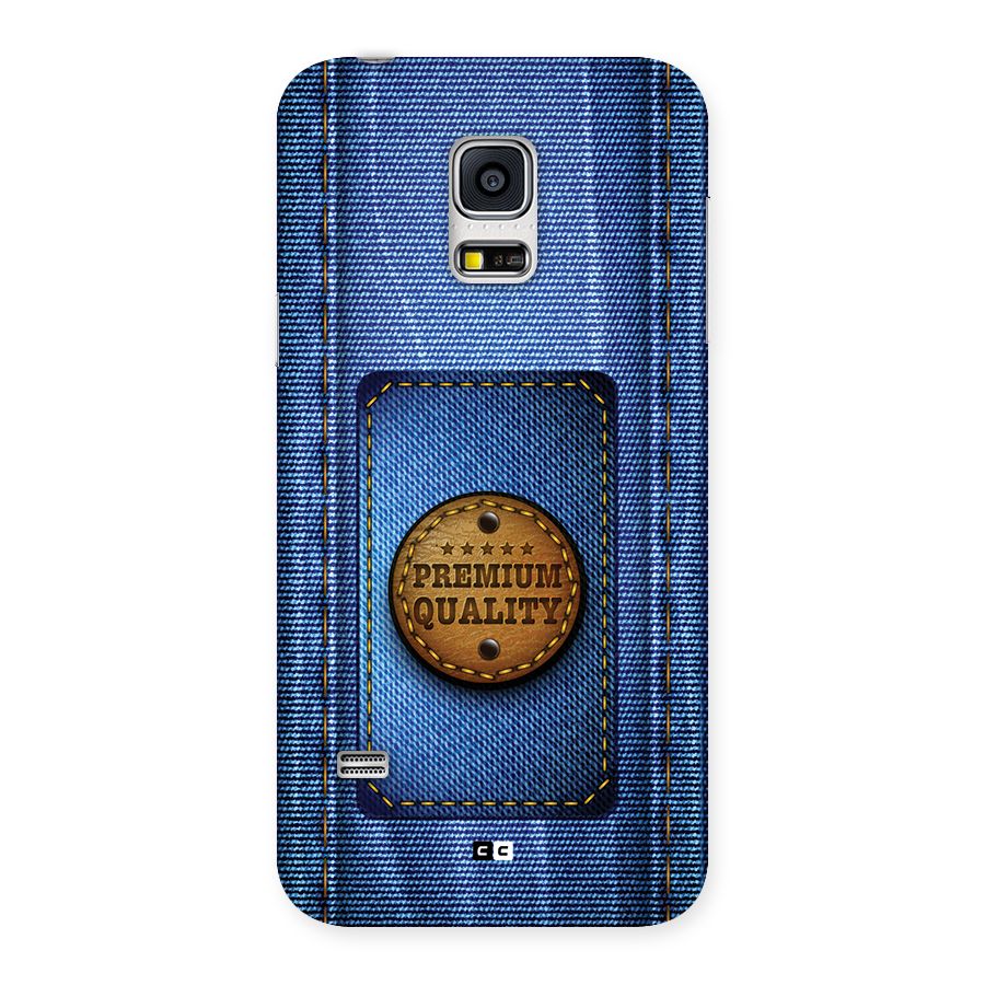 Premium Quality Denim Back Case for Galaxy S5 Mini