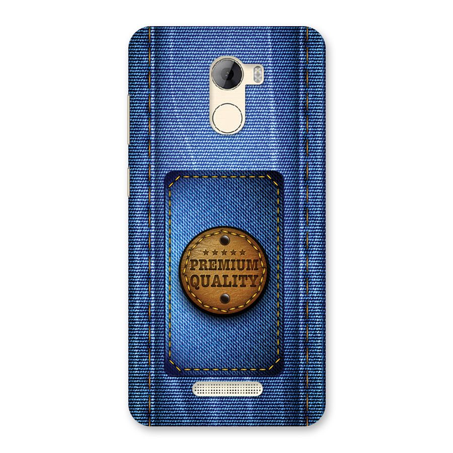 Premium Quality Denim Back Case for Gionee A1 LIte