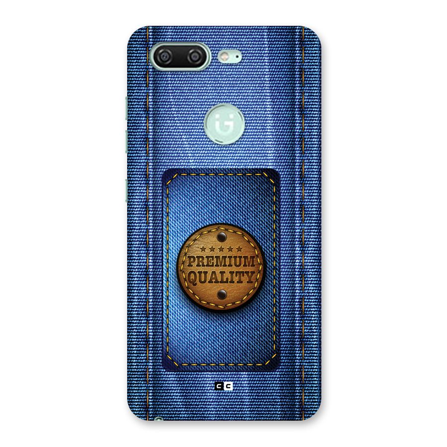 Premium Quality Denim Back Case for Gionee S10