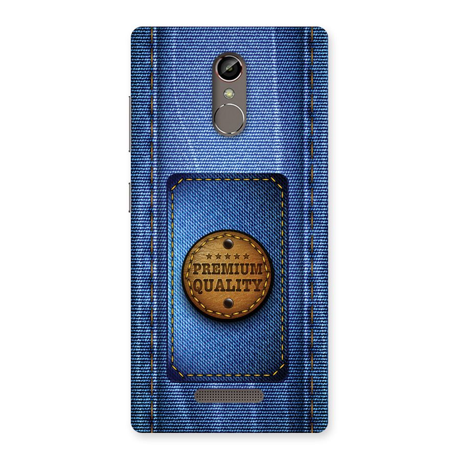 Premium Quality Denim Back Case for Gionee S6s