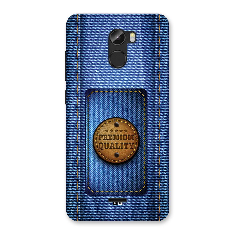Premium Quality Denim Back Case for Gionee X1