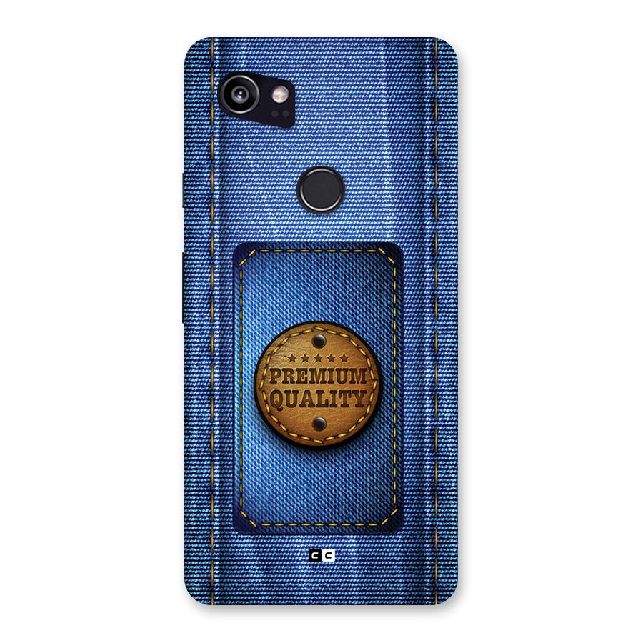 Premium Quality Denim Back Case for Google Pixel 2 XL