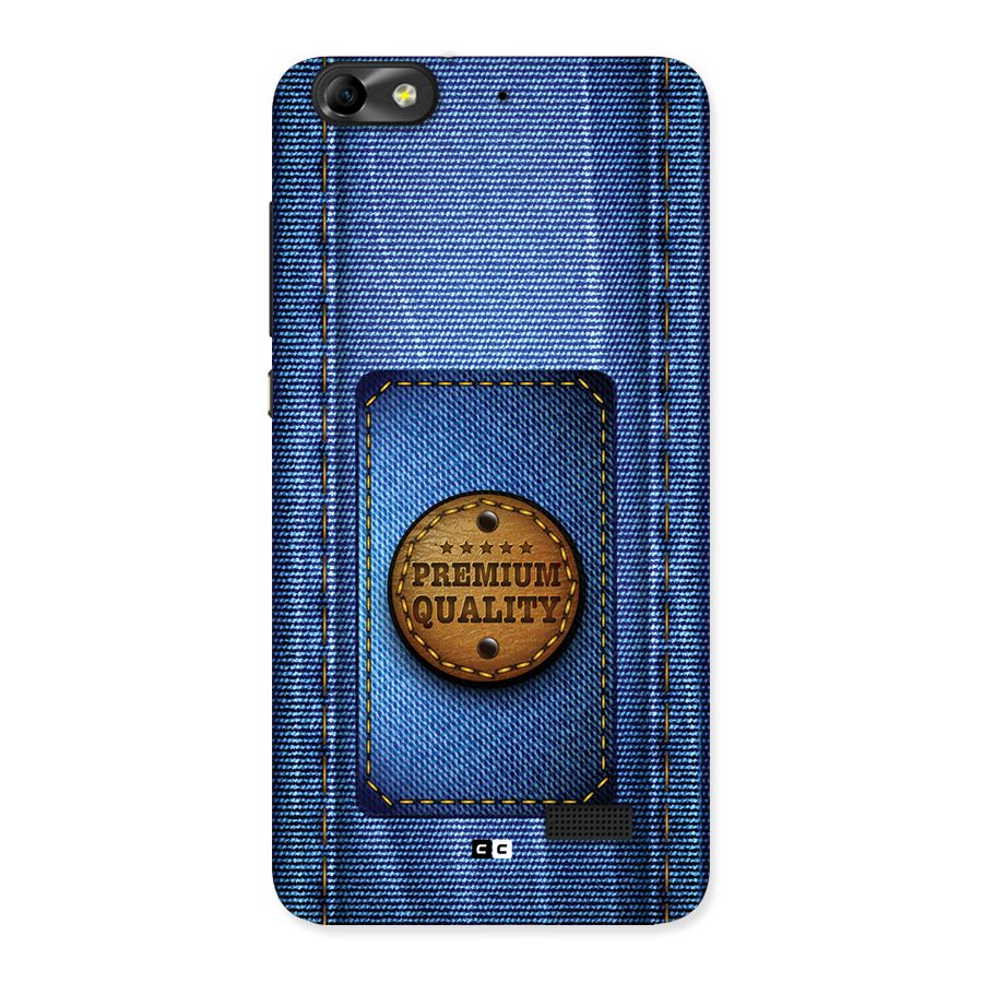 Premium Quality Denim Back Case for Honor 4C