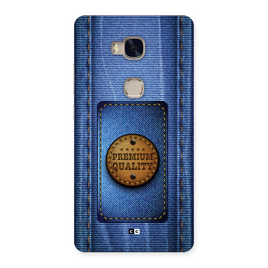 Premium Quality Denim Back Case for Honor 5X