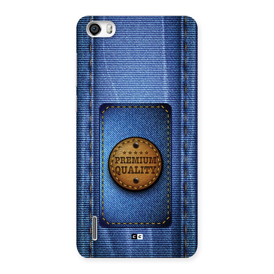 Premium Quality Denim Back Case for Honor 6