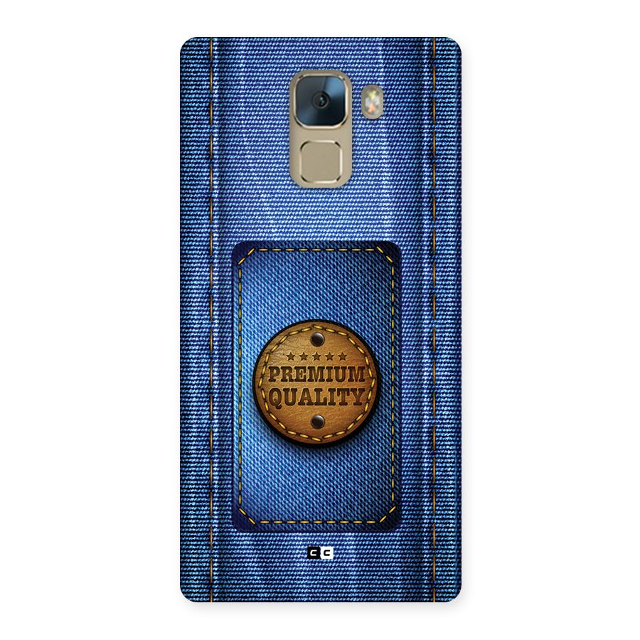 Premium Quality Denim Back Case for Honor 7