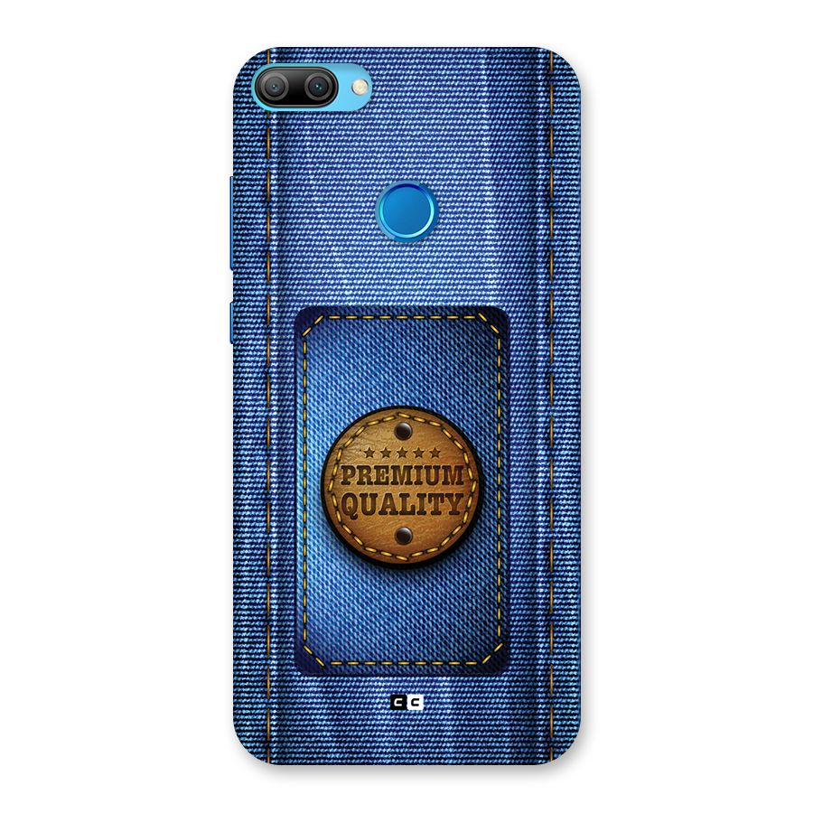 Premium Quality Denim Back Case for Honor 9N