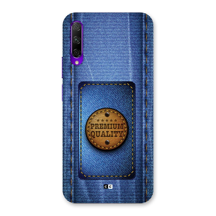 Premium Quality Denim Back Case for Honor 9X Pro